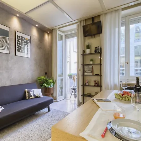 Cerva - Cozy 1 Bedroom With Balcony In San Babila By Rentopolis Apartmán Milán